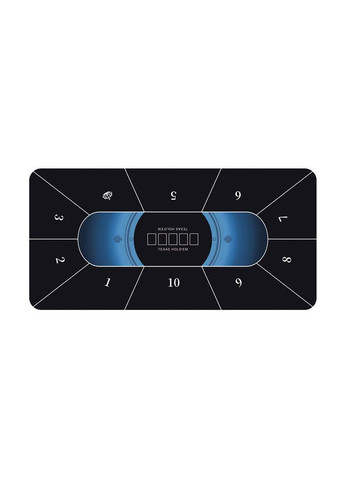 Коврик для покера космос градиент 60*120 см синечерный (NR0150_7) No Brand (303898360)