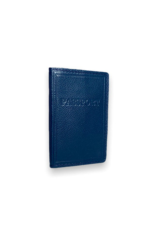 Обложка для паспорта кожаная с тиснением ручная работа размер:14*9.5*0.5 см темносиний BagWay (285815002)
