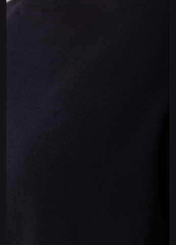 Чорна футболка чоловіча з принтом чорна oversize (sku_241r2004) з коротким рукавом No Brand