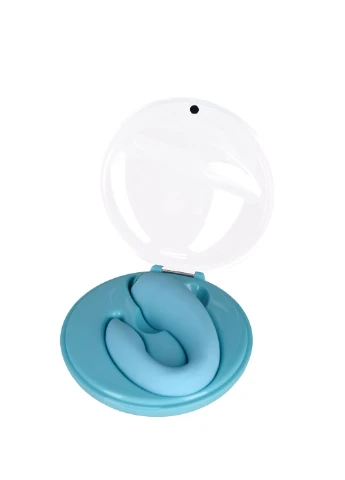 Вібратор для пар PleasureBerry blue, зарядний кейс, пульт ДУ 19295 FairyGasm (392052303)