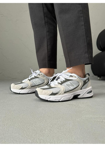 КРОСІВКИ ЖІНОЧІ NEW BALANCE 530 GREY WHITE V3 НЬЮ БЕЛАНС 530 No Brand сірі демісезони (367172121)
