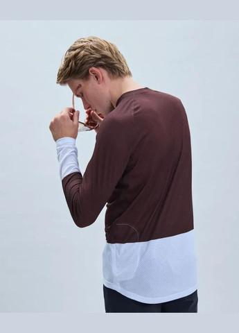 Джерси мужское с длинным рукавом MTB Pure L Jersey, Axinite Brown/Hydrogen White, POC (334671380)