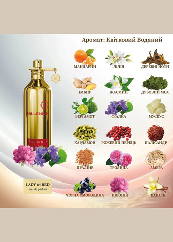 Женская парфюмированная вода LADY IN RED ТМ (328445401)