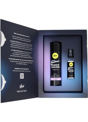 Подарунковий набір BACK DOOR Value Pack: силіконове мастило 100 мл і розслаблювальний спрей 20 мл Pjur (367108144)