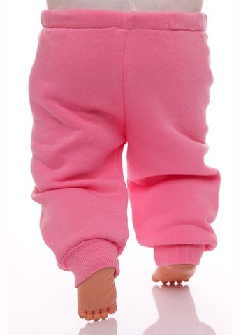 Рожевий зимній костюм на флісі для дівчинки трикотажний слонік рожевий 74 см (34110) BABYKROHA