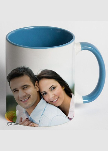 Чашка для папы "Лучший папа в мире" 330 мл синяя No Brand (328439125)