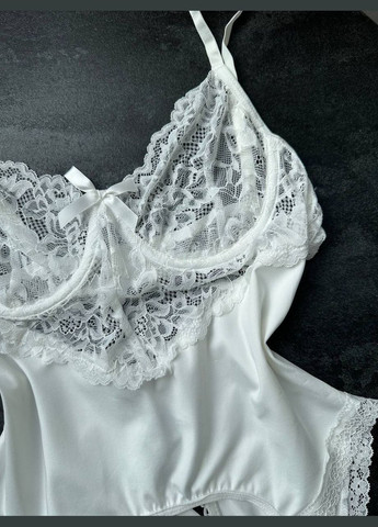 Белый демисезонный комплект откровенного белья No Brand