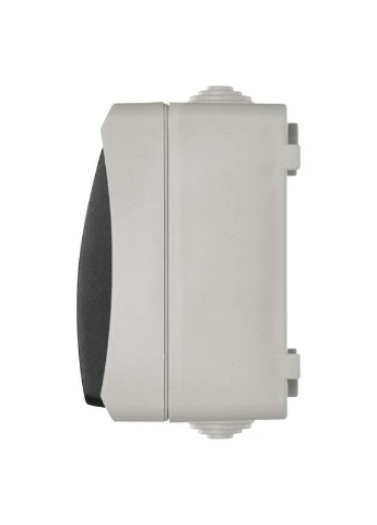 Выключатель наружный 2кл. серый IP54, A1398.1 Emos (398635019)