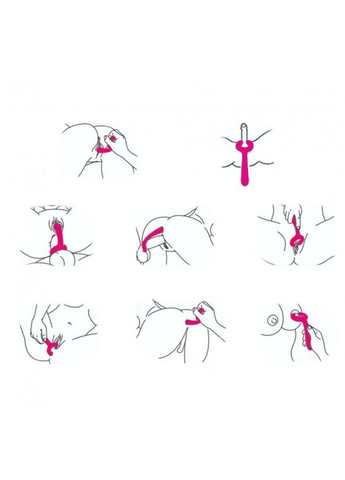 Вібратор для пар PLEASE ME - PLUM STAR з трьома моторами, гнучкий Love To Love (298349326)