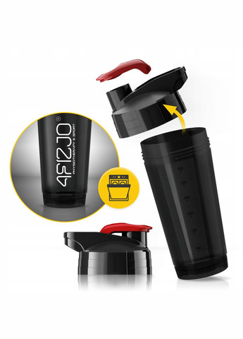 Шейкер спортивний Ultra 700 мл Black/Red () 4FIZJO P-5905973407106 (330142329)