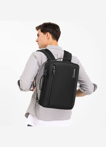 Рюкзак-сумка для ноутбука 9490 15.6", Сірий Ozuko (322280625)