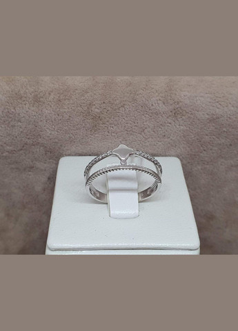 Срібне кільце ЗЕНІТ з фіанітами. 1220/1Р-CZ AGNI (323136359)