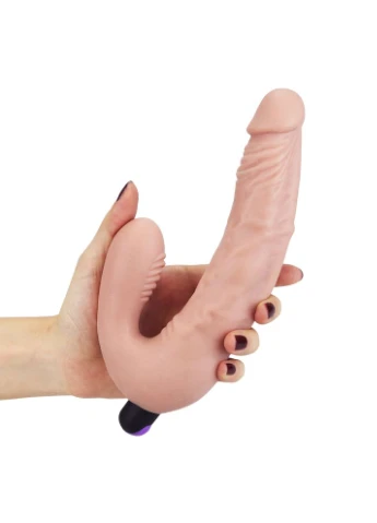 Страпон з вібрацією IJOY Rechargeable Strapless Strap-On Lovetoy (395734451)