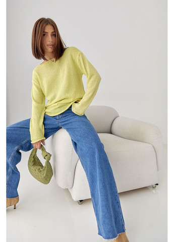 В'язаний джемпер із необробленими краями No Brand (351358562)