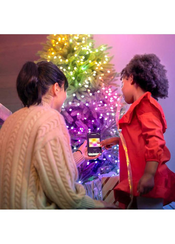 Гирлянда Smart LED Strings Candle RGB 100 6м (TWKC100RGBG) Twinkly (315427189)