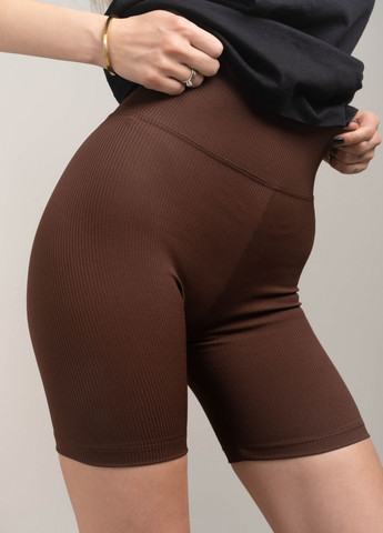 Велошорты женские коричневые 343814 Power (296199267)