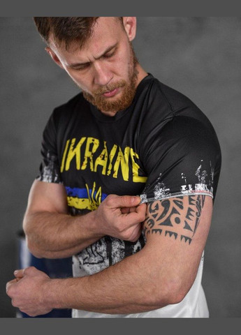 Тактична потовідвідна футболка Ukraine 2XL No Brand (286380046)