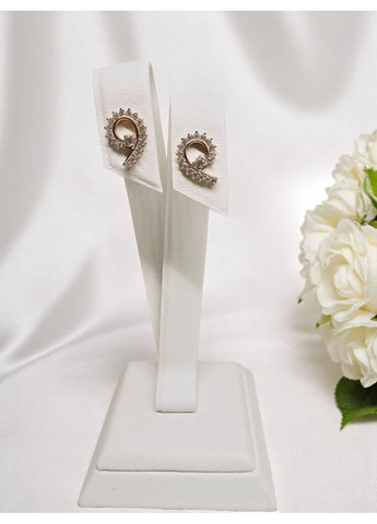 Золотые серьги с фианитами SOVA 2108887101-1с SOVA jewelry house (354700173)