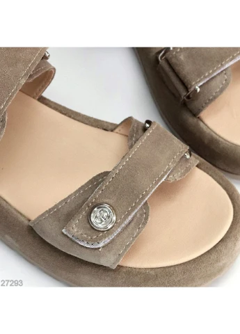 Замшеві босоніжки No Brand (394788414)