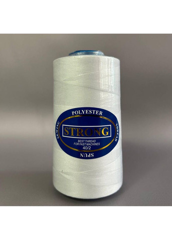 ОПТ от 120 шт Нить швейная STRONG 40/2 4000 ярдов Белая No Brand (354797539)