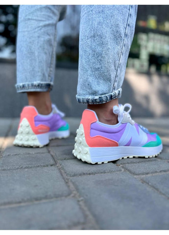 КРОСІВКИ ЖІНОЧІ NEW BALANCE 327 MULTICOLOR V3 НЬЮ БЕЛАНС 327 No Brand білі демісезони (367176278)