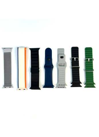 Смарт-годинник Smart Watch T24 Ultra набір з 7-ма ремінцями No Brand (353497738)