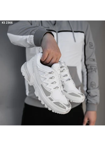 Білі кросівки чоловічі salomon acs pro advanced white саломон акс про білі демісезон No Brand