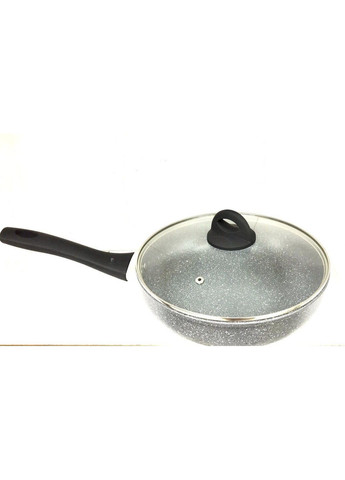 Сковорода с крышкой Вenson BN-494 с антипригарным мраморным покрытием Ø24см Benson (331144053)