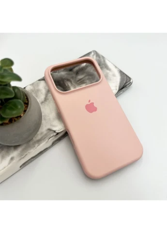 Чохол для смартфона Silicone Full Case AA для Apple iPhone 17 Pro 15, Pink Sand (FullOpeAAi17P-15) No Brand Open Cam (383134574)