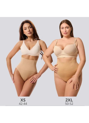 Трусики ромб+ для уменьшения силуэта талии корректирующие женские утягивающие стринги No Brand Трусики корегуючі Ромб+ бежевий (349815715)