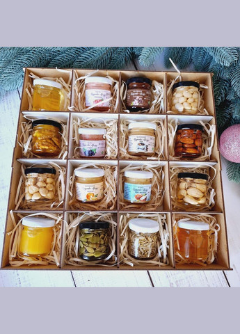 Ексклюзивний подарунок для чоловіка на день народження. Велика коробочка корисних солодощів. Царство Меду (330027652)