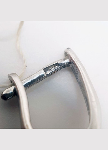 Сережки срібло 925° 6,85г. овал родій () Silvia C С-421 (305391374)