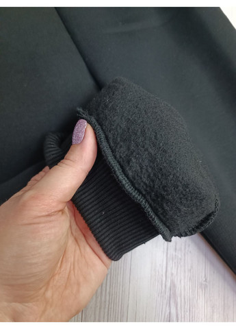 Черные повседневный зимние брюки No Brand