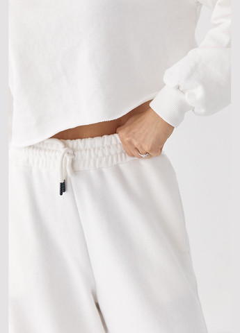 Спортивний костюм з коротким світшотом та прямими брюками Lurex (327705821)