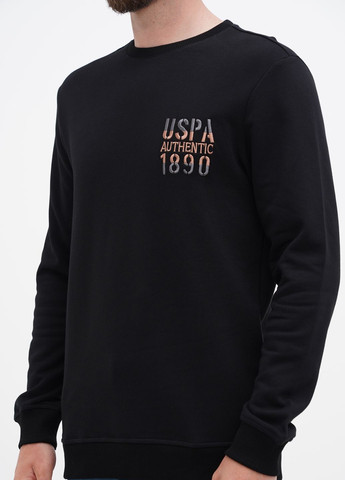 Свитшот U.S. Polo Assn мужской U.S. Polo Assn. - крой черный - (292505838)