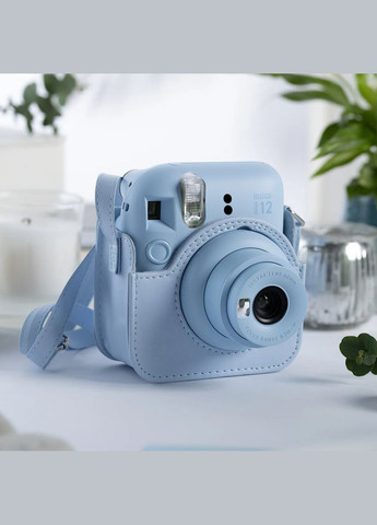 Набір камера Instax Mini 12, Фотопапір 100 шт, Чохол, Фотоальбом 108 фото Блакитний Fujifilm (329191857)