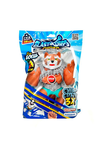 Антистрессовая фигурка Энот Проциокс DAM2024-16-F-3 серии «Extra Force» Стретч-игрушка, 16 см Elastikorps (315341814)