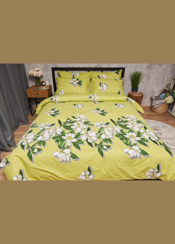 Комплект постельного белья Бязь Gold Люкс «» двуспальный 175х210 наволочки 2х40х60 (MS-820005500) Moon&Star Wisteria (296910128)