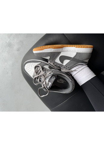 Кроссовки женские Nike SB Dunk Graphite White | Найк СБ Данк графитовые No Brand графитовые демисезоны (373642552)