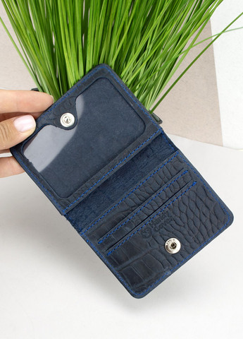 Подарунковий чоловічий набір №33 синій: обкладинка на паспорт та права HandyCover (302211516)