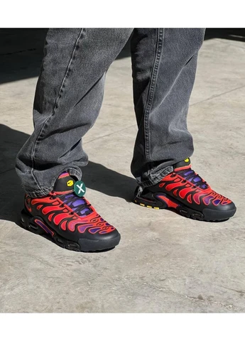 Комбіновані кросівки чоловічі nike air max plus drift all day найк аір макс плюс демісезон No Brand