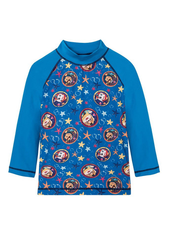 Синій футболка-лонгслів для купання із захистом upf 50 для хлопчика щенячий патруль 334318 синій Nickelodeon