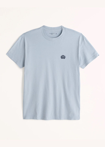 Светло-голубая футболка Abercrombie & Fitch