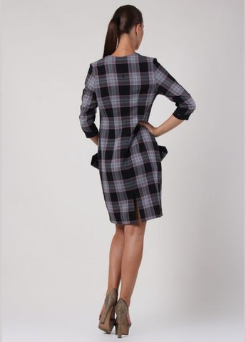 Сіра ділова ділове картате плаття 2 Льва