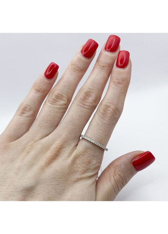 Кольцо серебряное с кубическим цирконием "Дорожка" 16,5 2,06 г No Brand (370142571)