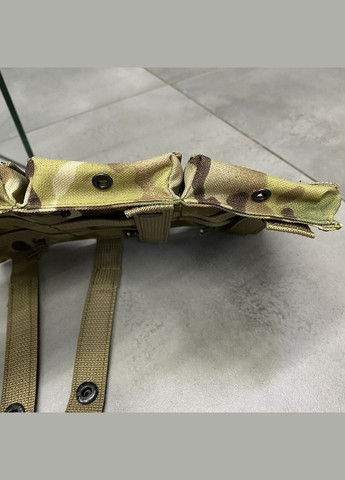 Армійський підсумок на 3 магазини,, сумка на 3 магазини для АК, Мультикам, Cordura 1000D WinTac (338625107)