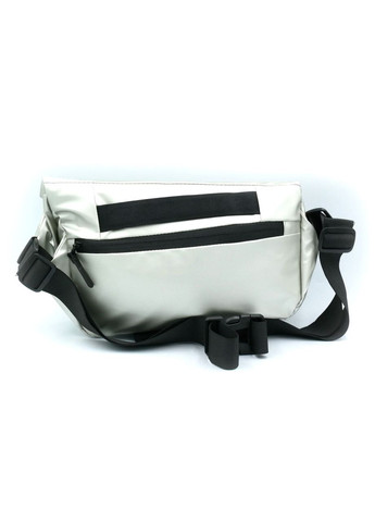 Сумка-слінг Срібна водонепроникна через плече для жінок і чоловіків повсякденна дорожня ProDobro (364672149)