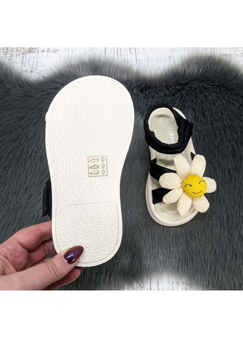 Босоніжки дитячі для дівчинки з об'ємною ромашкою Kimboo (335206332)