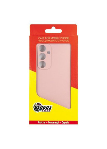 Чехол для мобильного телефона (DG-KM-91) DENGOS Samsung Galaxy A35 5G + Glass Pink (364629623)
