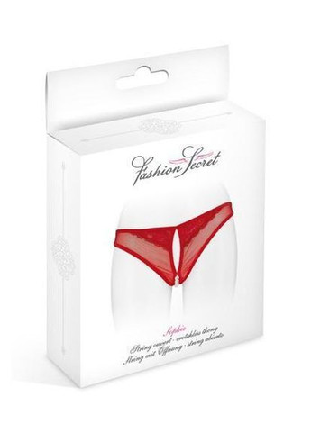 Трусики з перлинами і доступом Sophie Red Fashion Secret (297138484)